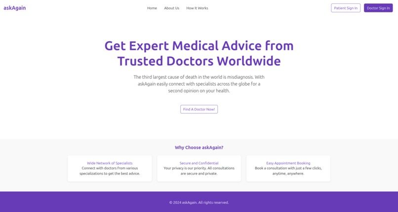 askAgain – screenshot 1