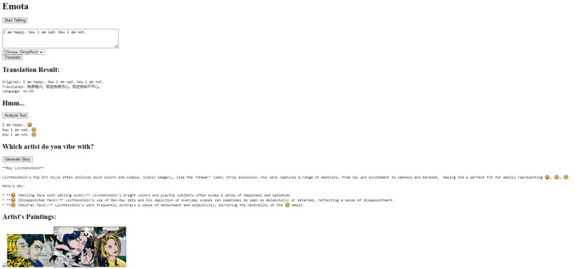 emota – screenshot 1