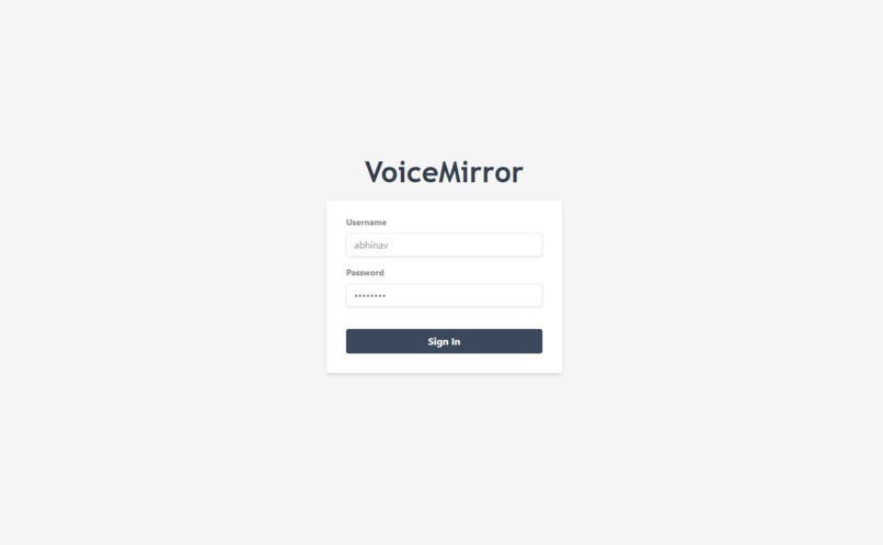 VoiceMirror – screenshot 1