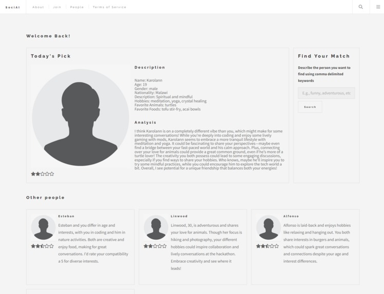 SociAI – screenshot 3
