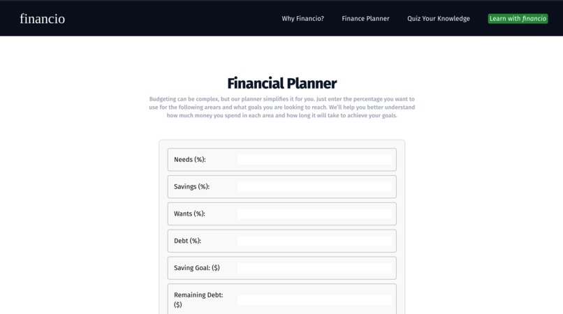 financio – screenshot 3
