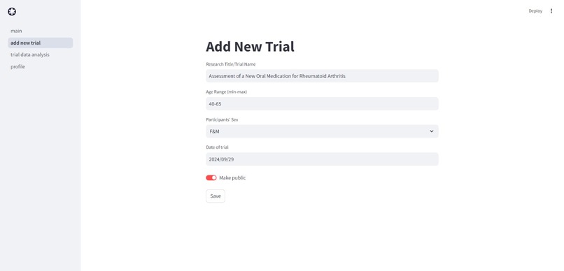 Trialmix Labs – screenshot 2
