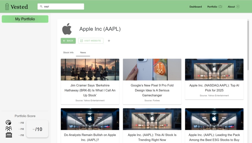 Vested – screenshot 2