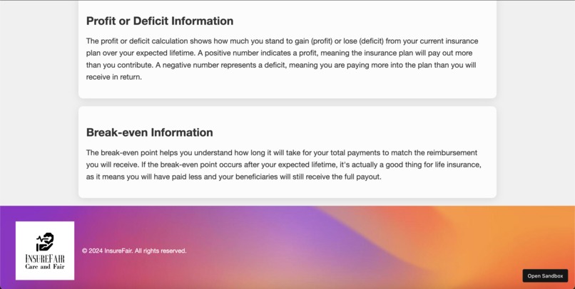 InsureFair – screenshot 5