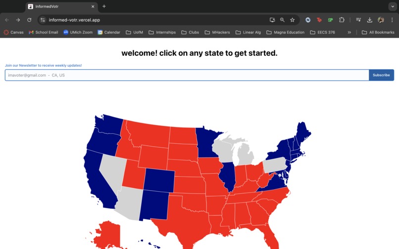 InformedVotr – screenshot 2