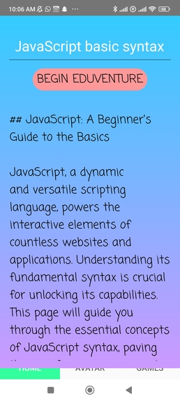 EduVenture – screenshot 2
