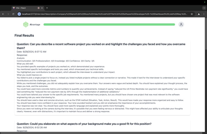 AIvantage – screenshot 10