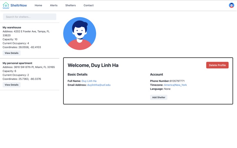 SheltrNow – screenshot 4