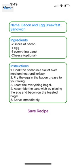 RecipEasy – screenshot 2