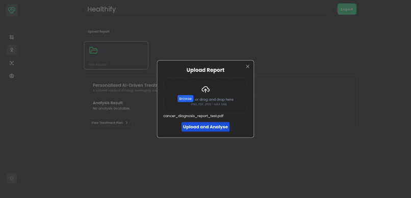 Healthify: AI-Powered Healthcare Report Analyzer – screenshot 4