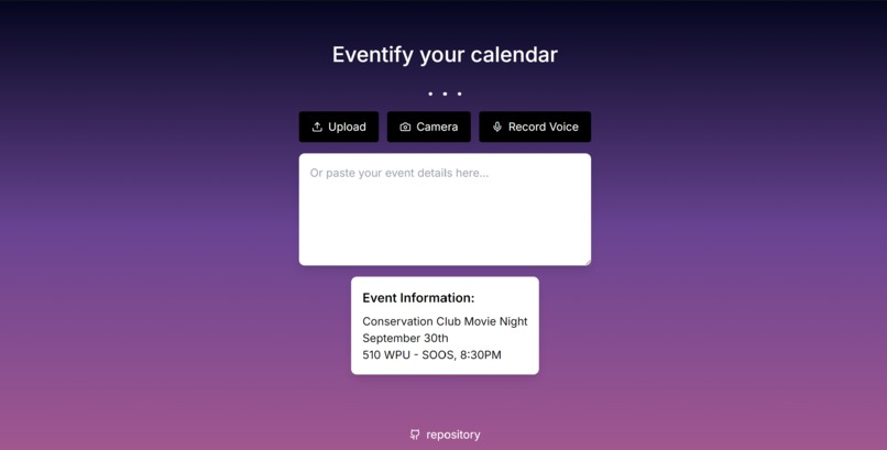 eventify – screenshot 3