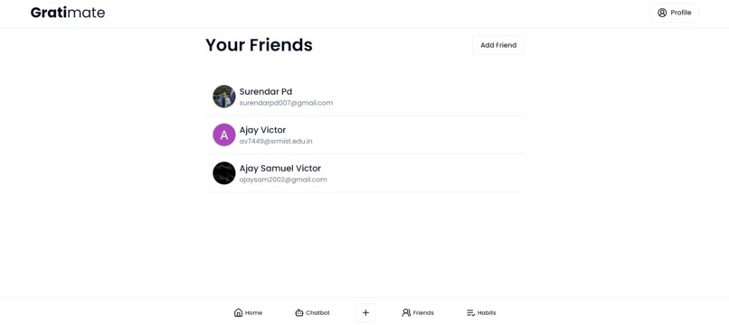 GratiMate – screenshot 4