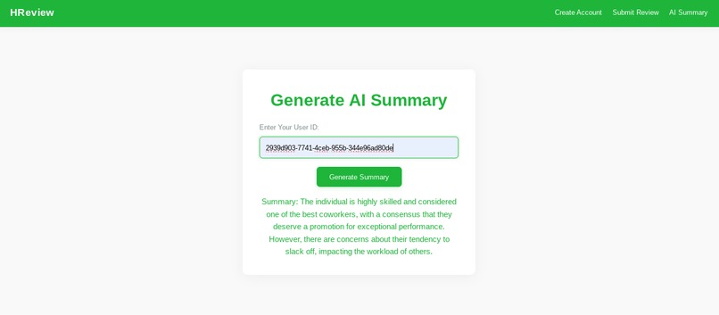 HReview – screenshot 3