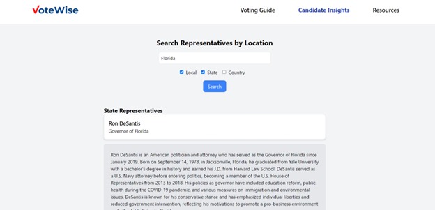 VoteWise – screenshot 3
