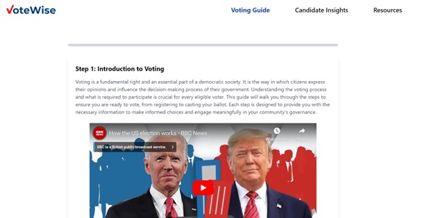 VoteWise – screenshot 2