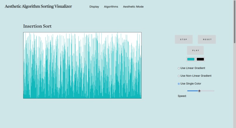 Sorting Visualizer – screenshot 1