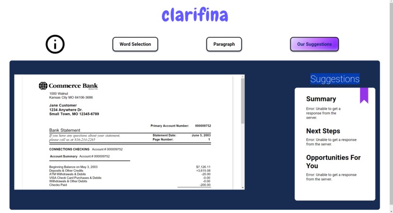 Clarifina – screenshot 1