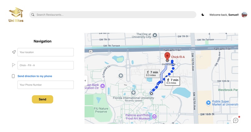 Uni Bites – screenshot 2