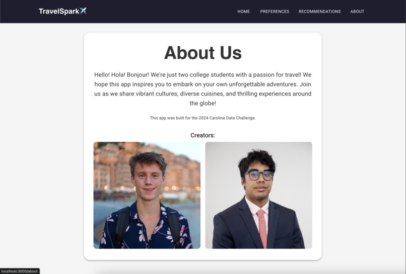 TravelSpark – screenshot 4