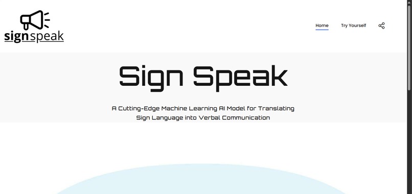 SignSpeak – screenshot 1