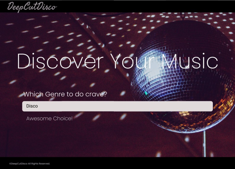 DeepCutDisco – screenshot 1