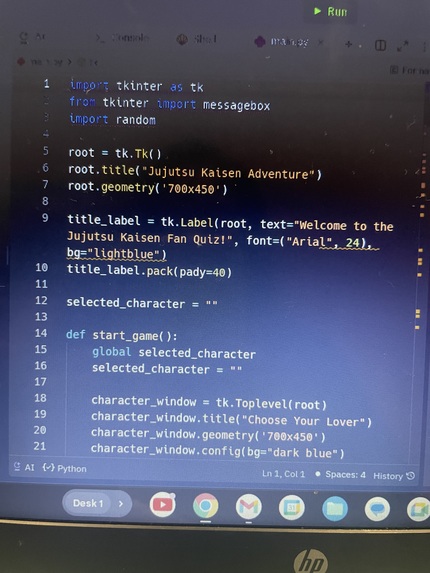 Love and Jujutsu: The Ultimate Quiz – screenshot 1