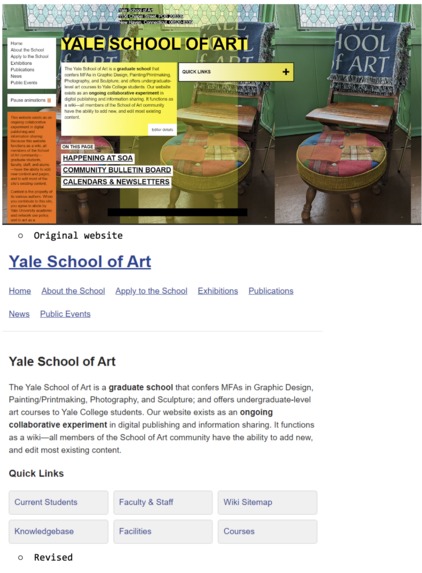 Accessibility Focused Web-Page Redesigner – screenshot 1