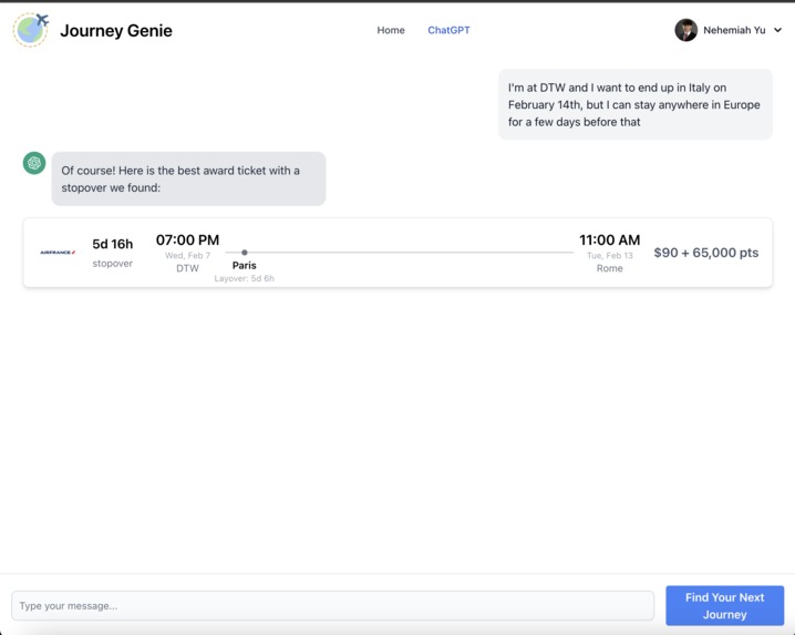 JourneyGenie – screenshot 3