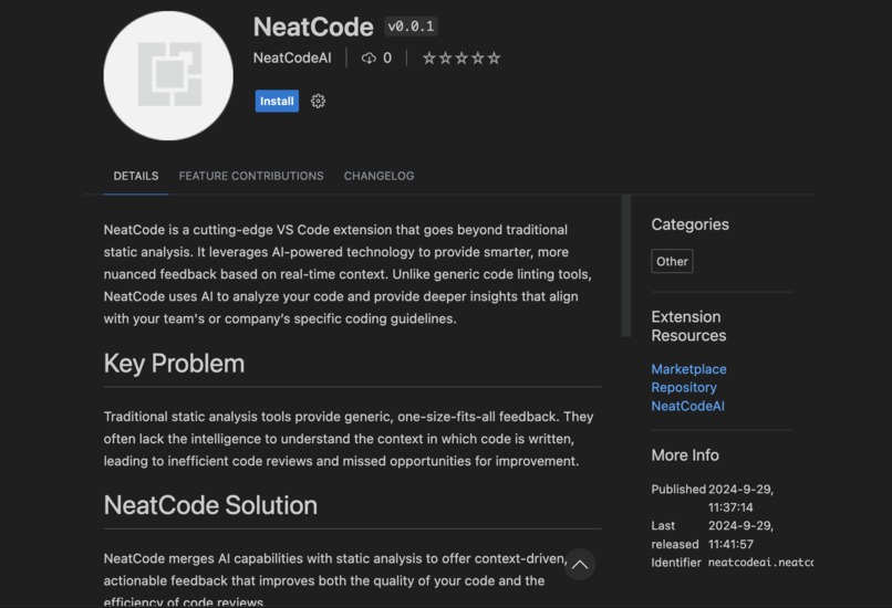 NeatCode – screenshot 1