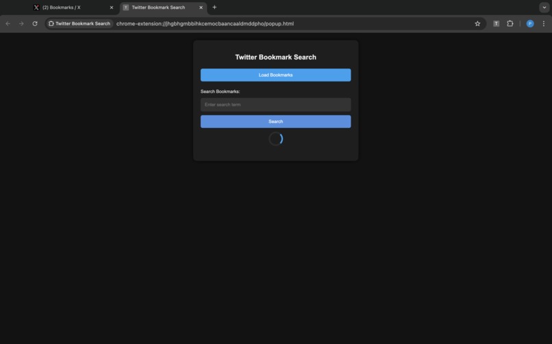 Twitter-Bookmark-Search – screenshot 1