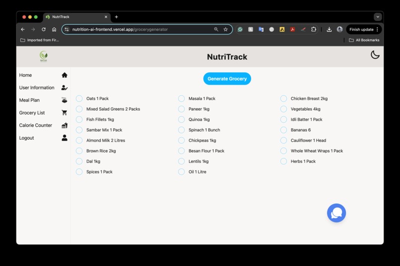 NutriTrack – screenshot 9