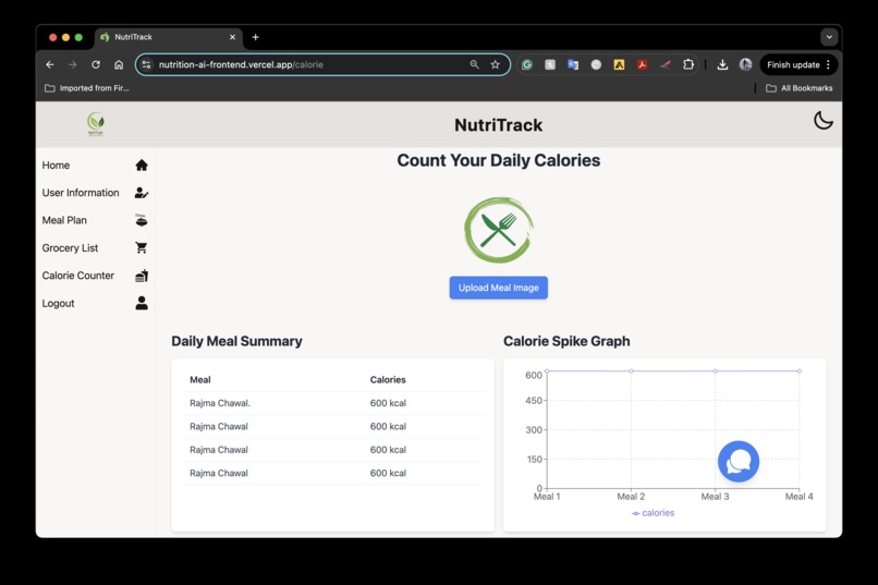 NutriTrack – screenshot 4
