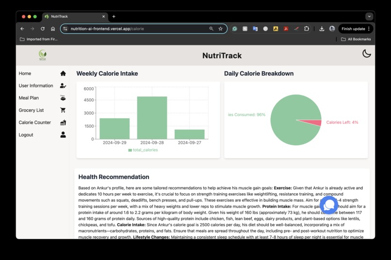 NutriTrack – screenshot 5