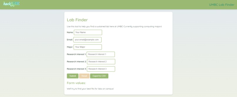 LabFinder – screenshot 1
