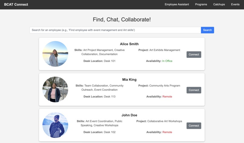 BCAT Connect – screenshot 1