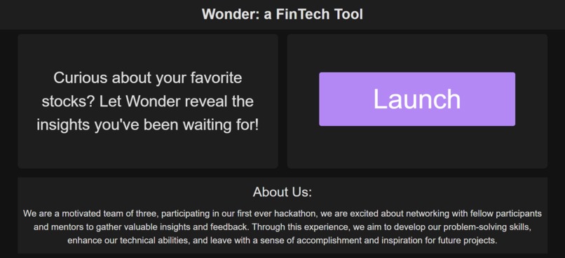 Wonder: FinTech Solutions – screenshot 1