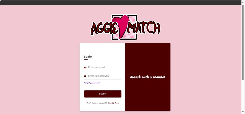 AggieMatch – screenshot 1
