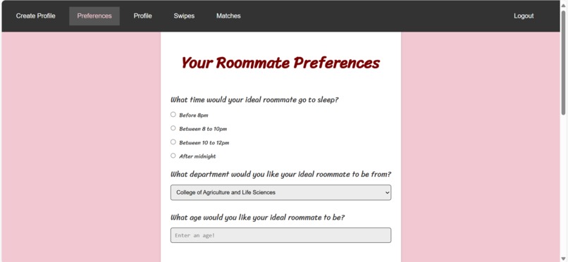AggieMatch – screenshot 4