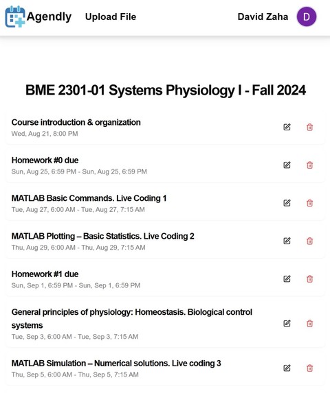 Agendly – screenshot 4