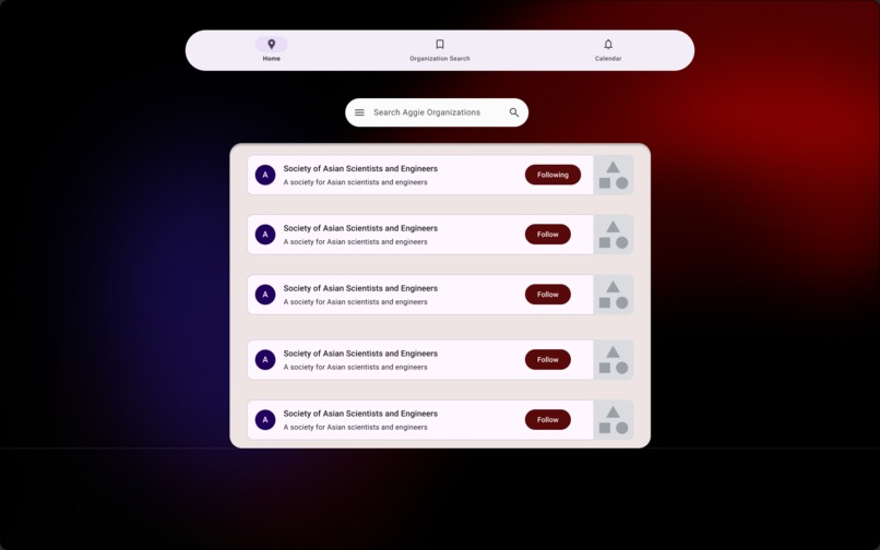 Aggie Agenda – screenshot 2