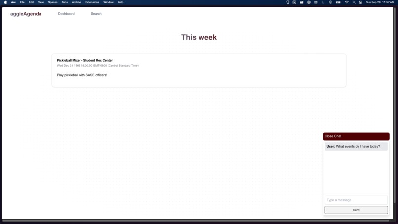 Aggie Agenda – screenshot 3
