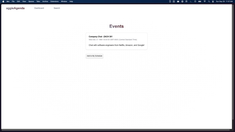 Aggie Agenda – screenshot 4