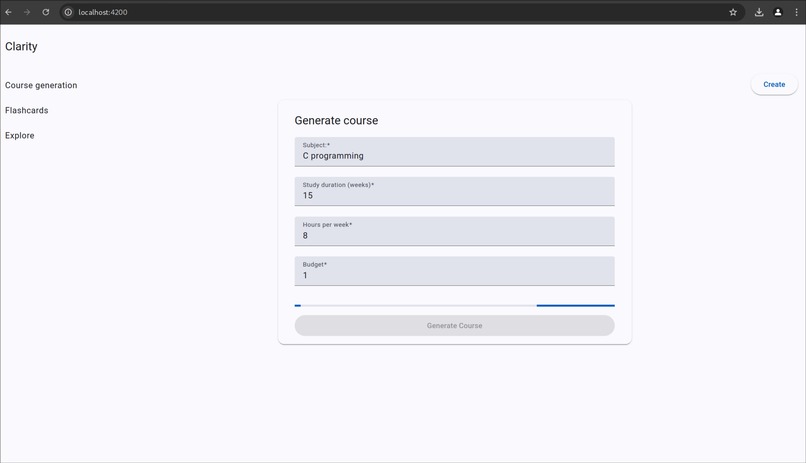 Clarity – screenshot 1