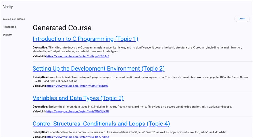 Clarity – screenshot 2