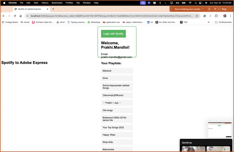 Spotify adobe extension – screenshot 4