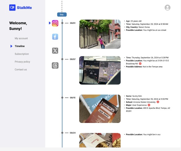StalkMe – screenshot 7