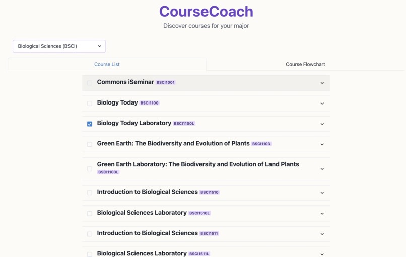 CourseCoach – screenshot 2