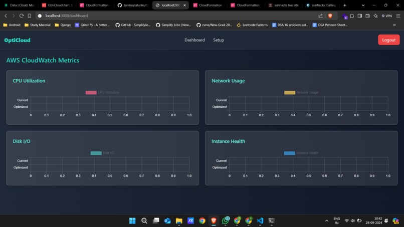 OptiCloud – screenshot 1