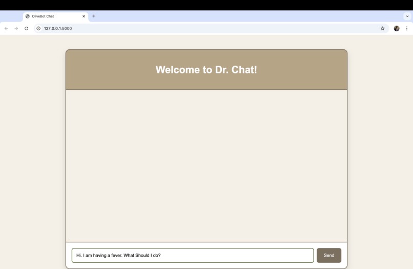 Medical Chat Bot (Dr. Chat) – screenshot 1