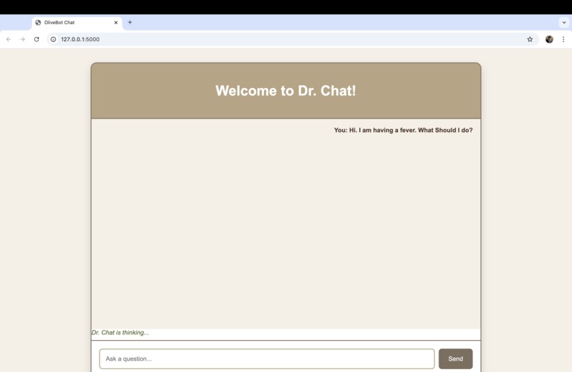 Medical Chat Bot (Dr. Chat) – screenshot 2